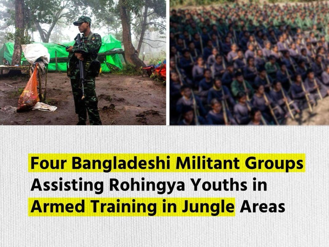 Four Bangladeshi Militant Groups Assisting Rohingya Youths in Armed Training in Jungle Areas