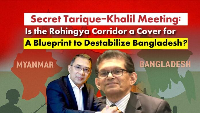 Secret Tarique-Khalil Meeting Is the Rohingya Corridor a Cover for a Blueprint to Destabilize Bangladesh Secret Tarique-Khalil Meeting Is the Rohingya Corridor a Cover for a Blueprint to Destabilize Bangladesh