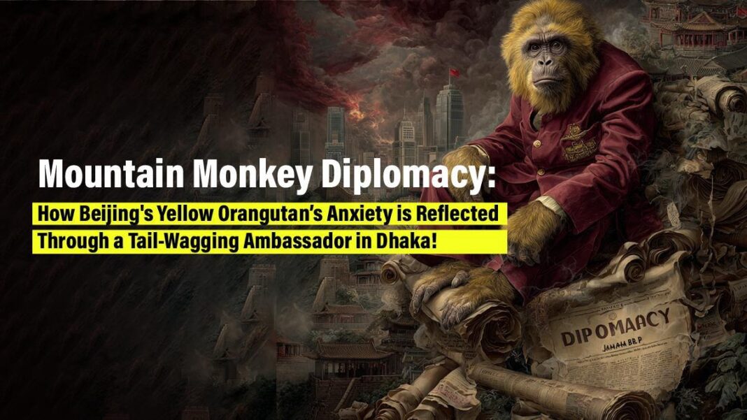 Mountain Monkey Diplomacy: How Beijing’s Yellow Orangutan’s Anxiety is Reflected Through a Tail-Wagging Ambassador in Dhaka!