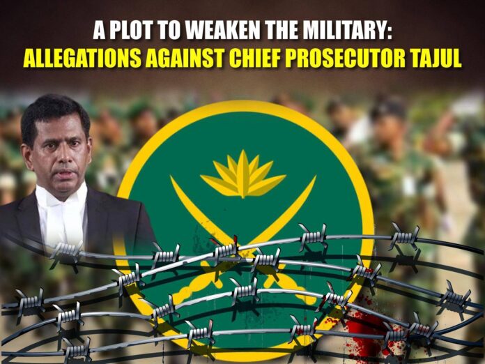 A Plot tol A Plot to Weaken the Military Allegations Against Chief Prosecutor Tajul