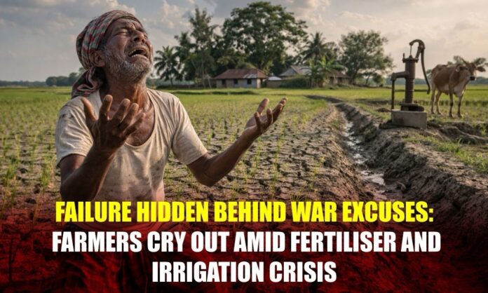 Failure Failure Hidden Behind War Excuses: Farmers Cry Out Amid Fertiliser and Irrigation Crisis