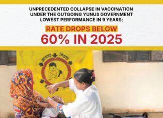 Unprecedented Collapse in Vaccination Under the Outgoing Yunus Government Unprecedented Collapse in Vaccination Under the Outgoing Yunus Government