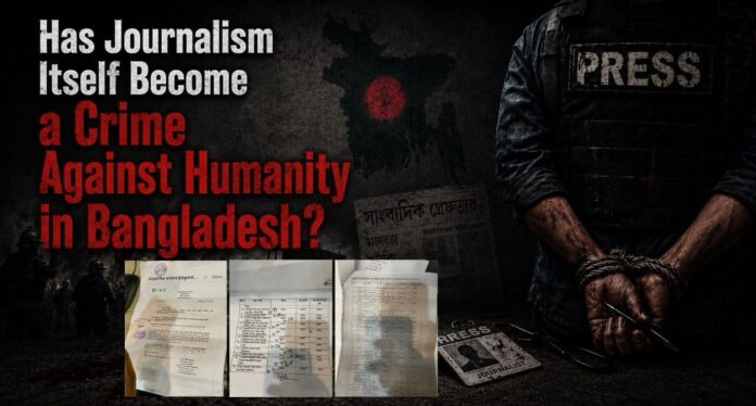Has Journalism Itself Become a Crime Against Humanity in Bangladesh Has Journalism Itself Become a Crime Against Humanity in Bangladesh?