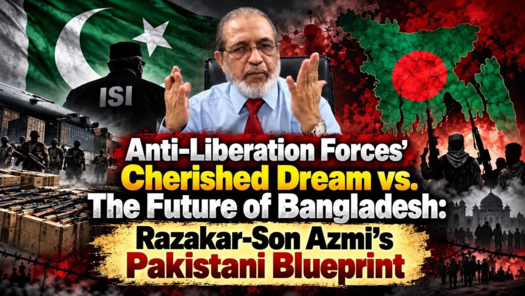 Anti-Liberation Forces’ Cherished Dream vs. The Future of Bangladesh: Razakar-Son Azmi’s Pakistani Blueprint Anti-Liberation Forces’ Cherished Dream vs. The Future of Bangladesh: Razakar-Son Azmi’s Pakistani Blueprint